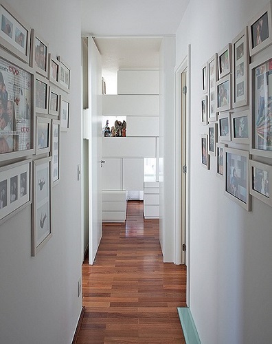 decoração corredor entrada casa