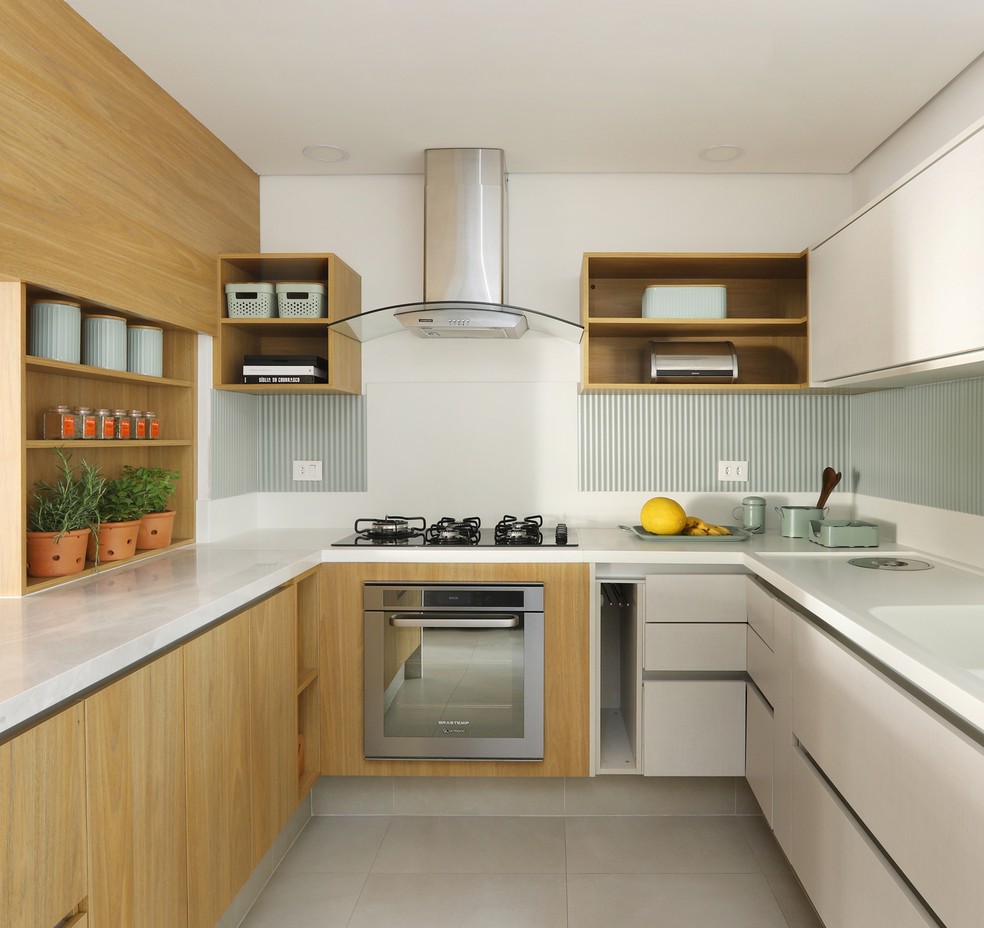 decoração cozinha apartamento pequeno simples
