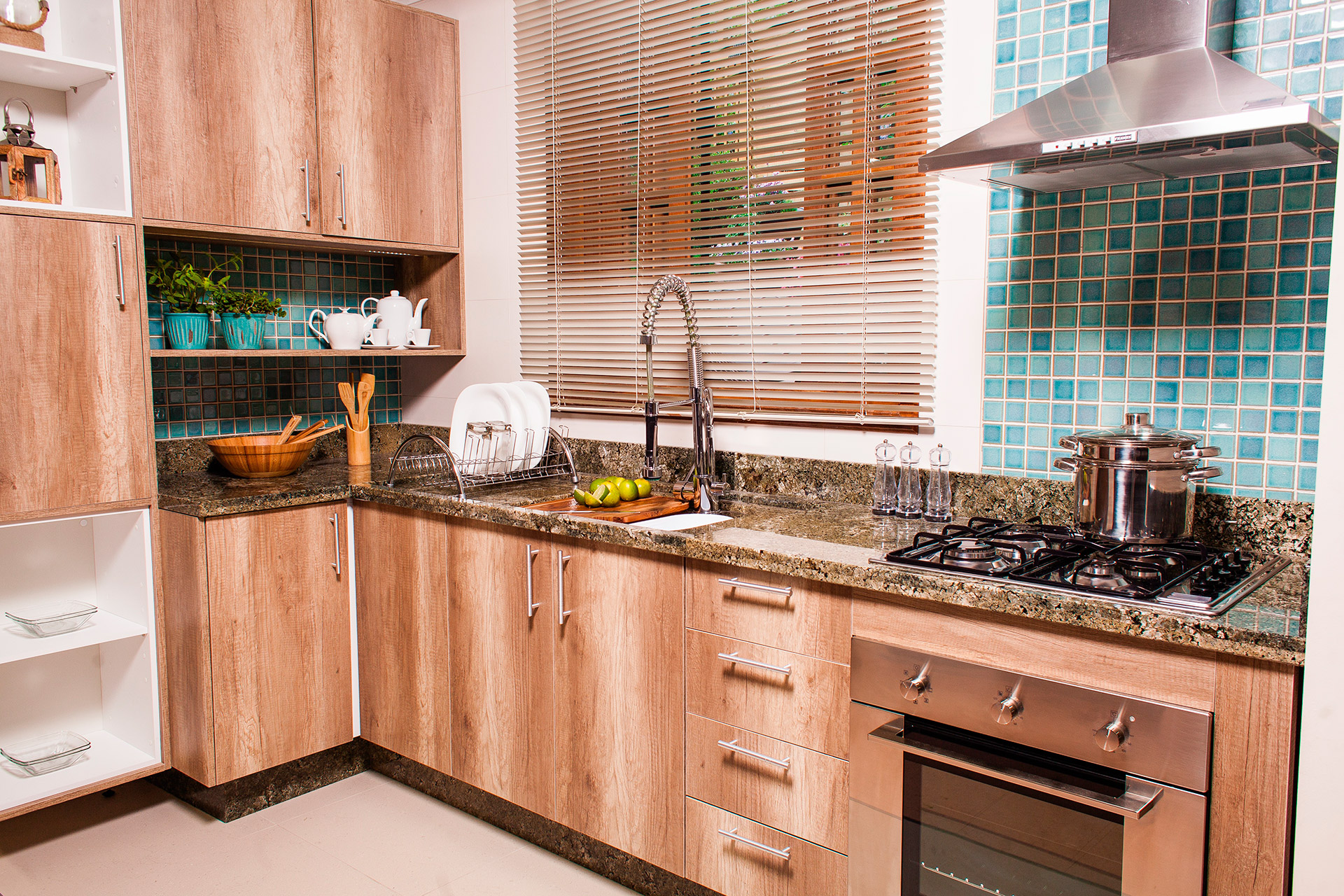 decoração cozinha apartamento pequeno simples