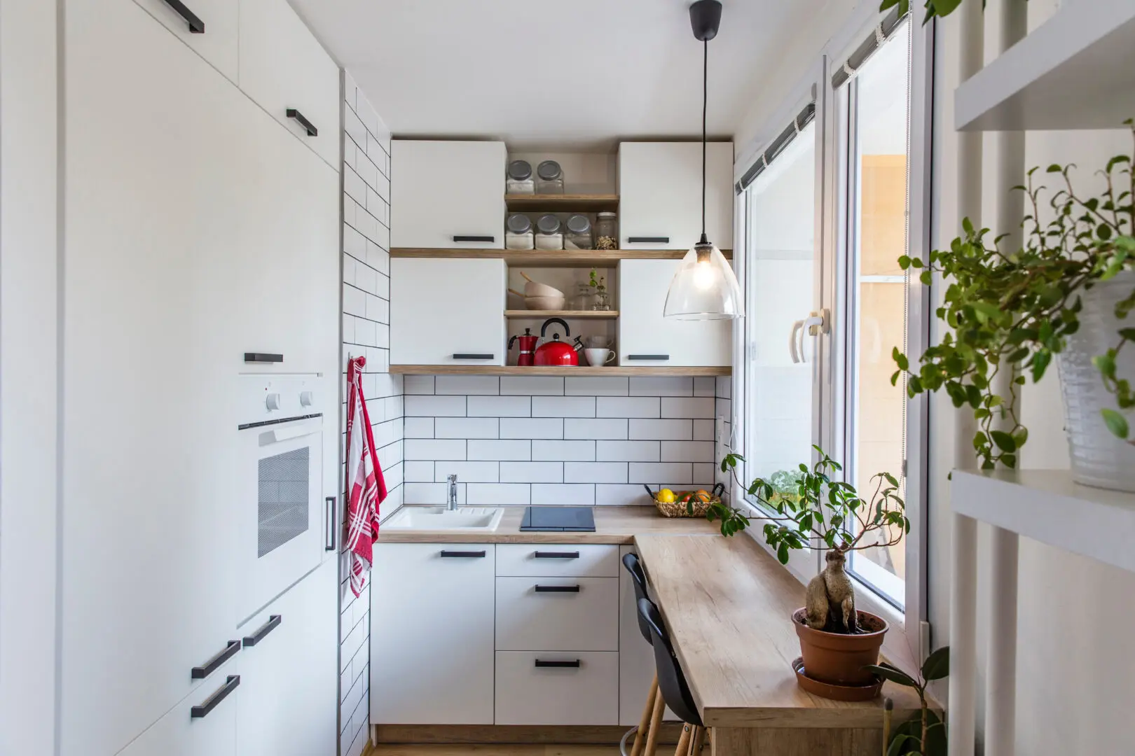 cozinha americana apartamento pequeno
