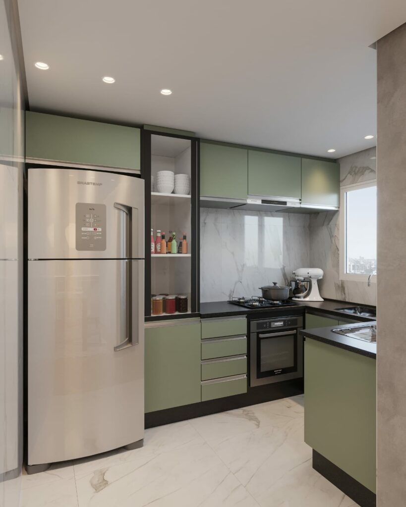 dicas decoração cozinha apartamento pequeno