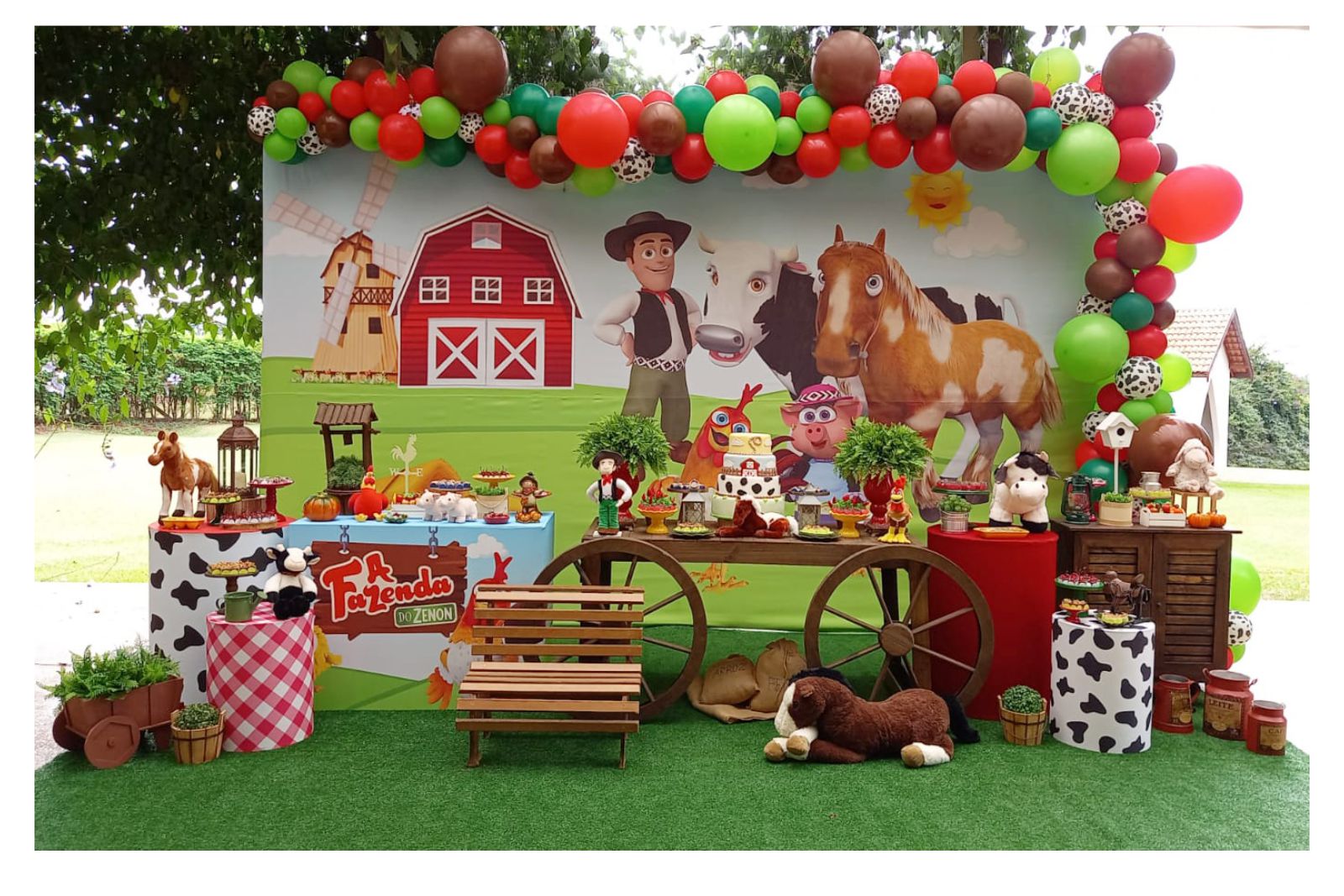 decoração da fazenda do zenon