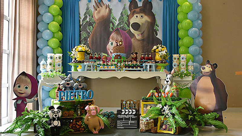 quanto custa decorar festa masha e o urso