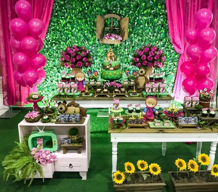 erros comuns ao decorar festa masha e o urso