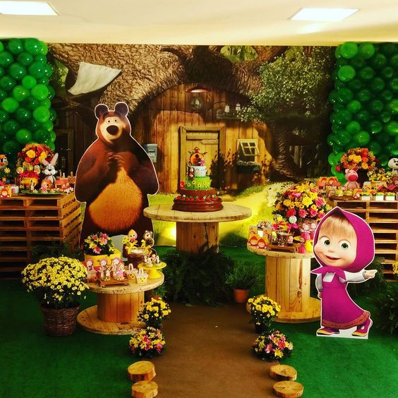 quanto custa decorar festa masha e o urso