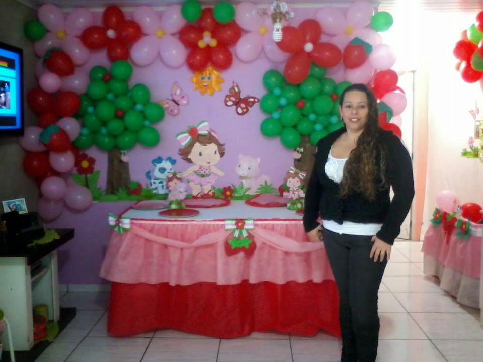 Decoração Moranguinho Luxo