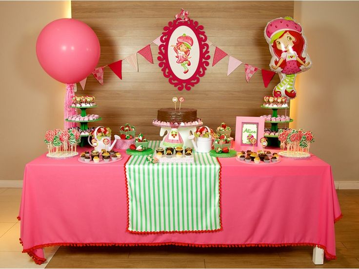 Festa Moranguinho para Meninas