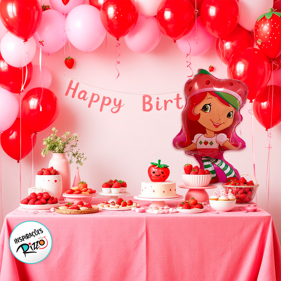 Como Montar sua Festa Moranguinho Baby: Dicas de Itens e Cores