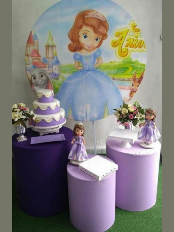 tema Princesa Sofia para aniversário