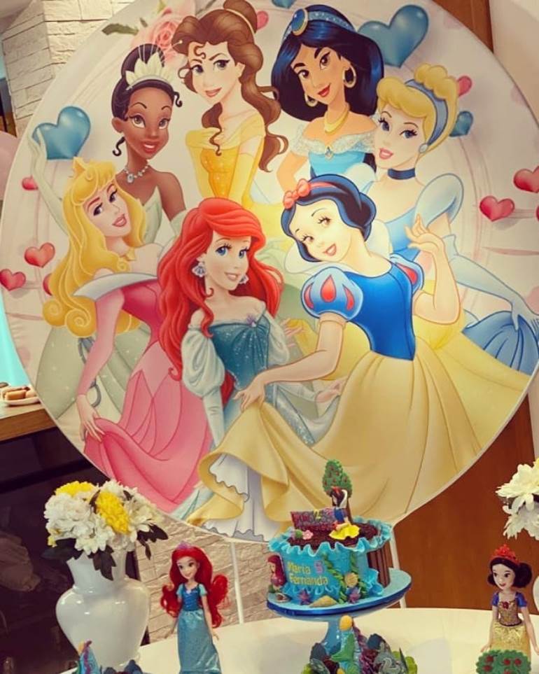 decoração das princesas
