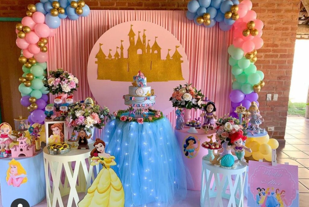 decoração de festa princesa vs quarto de princesa