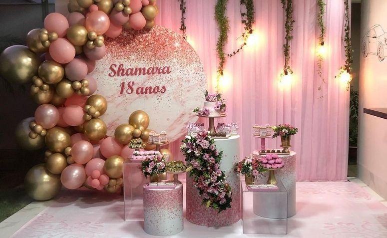 quanto custa uma decoração de 18 anos simples