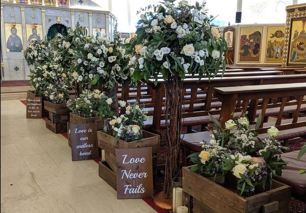 decoração altar igreja evangélica para congresso