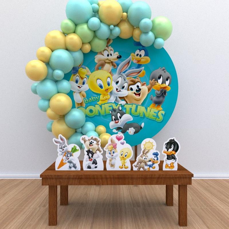 quanto custa uma decoração de festa baby looney tunes