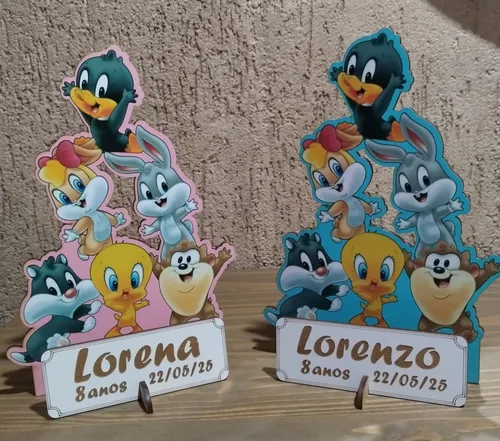 ideias de decoração baby looney tunes para primeiro aniversário
