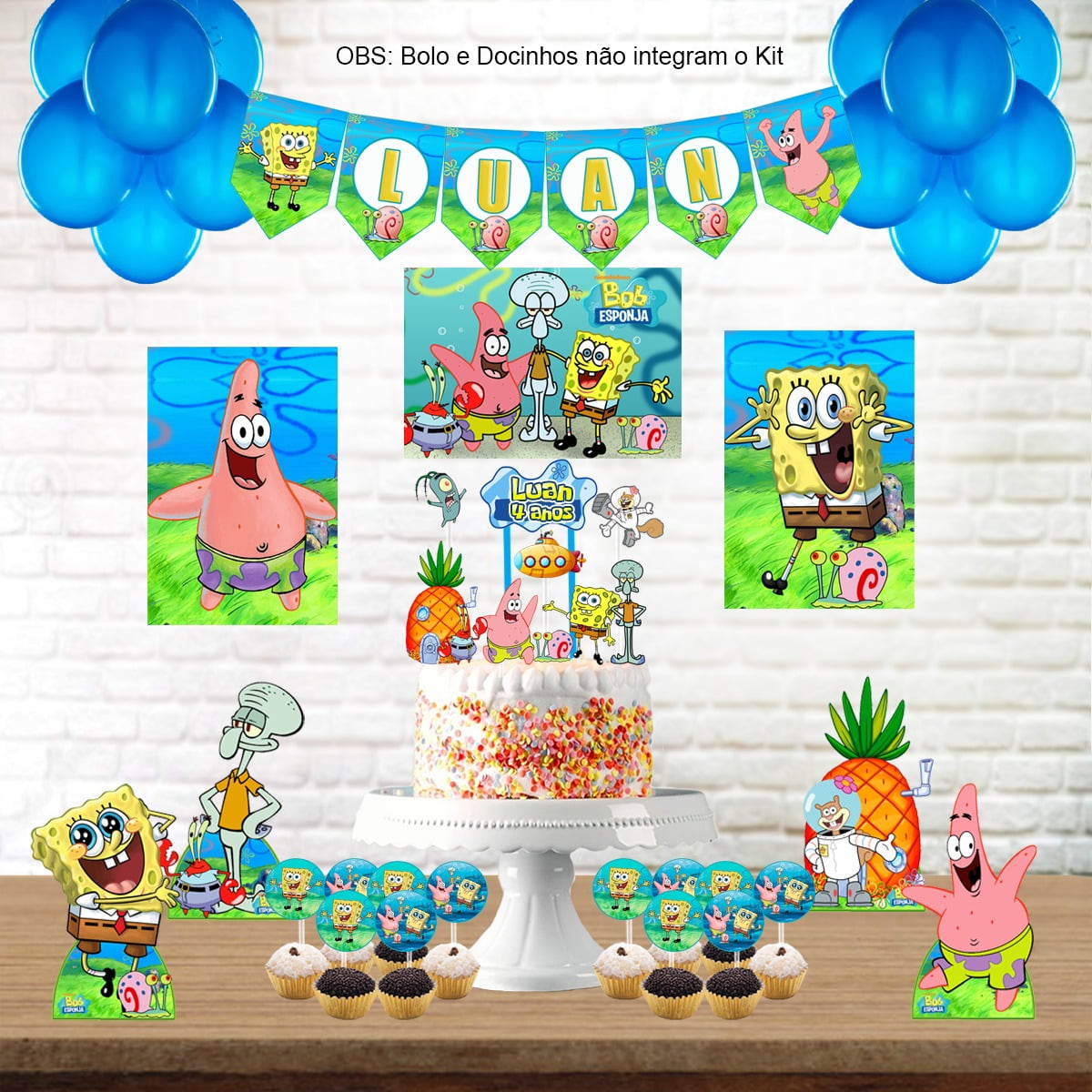ideias festa bob esponja