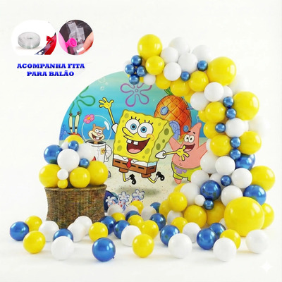 balões tema bob esponja