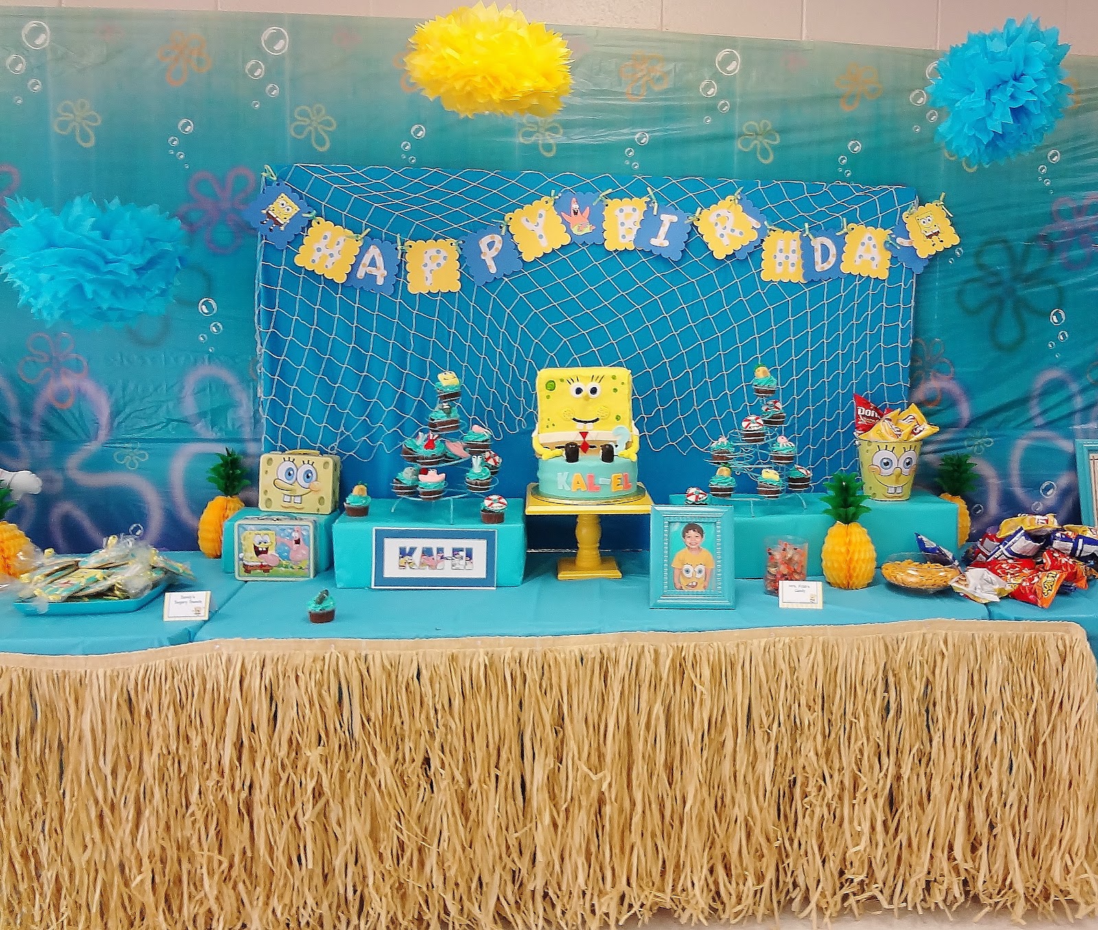 bolo tema bob esponja