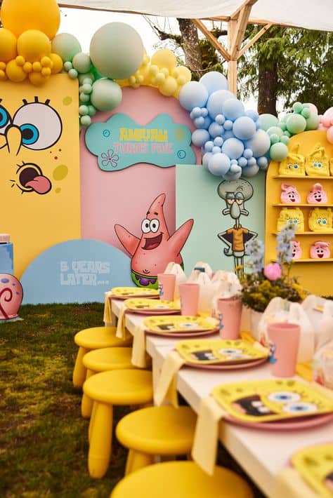 lembrancinha tema bob esponja