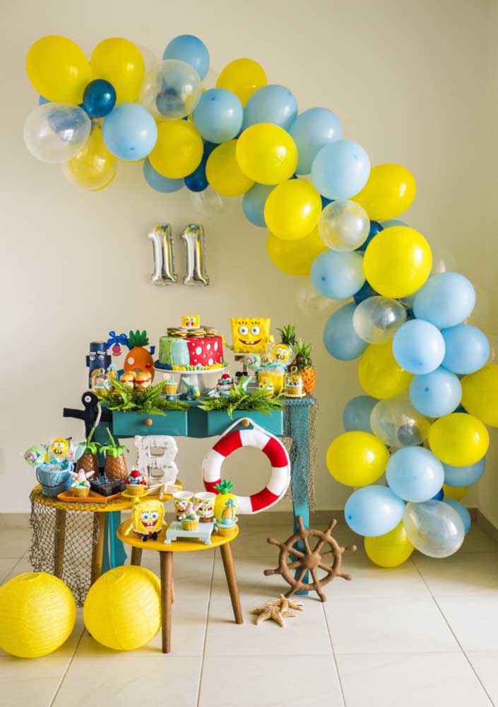 kit decoração bob esponja