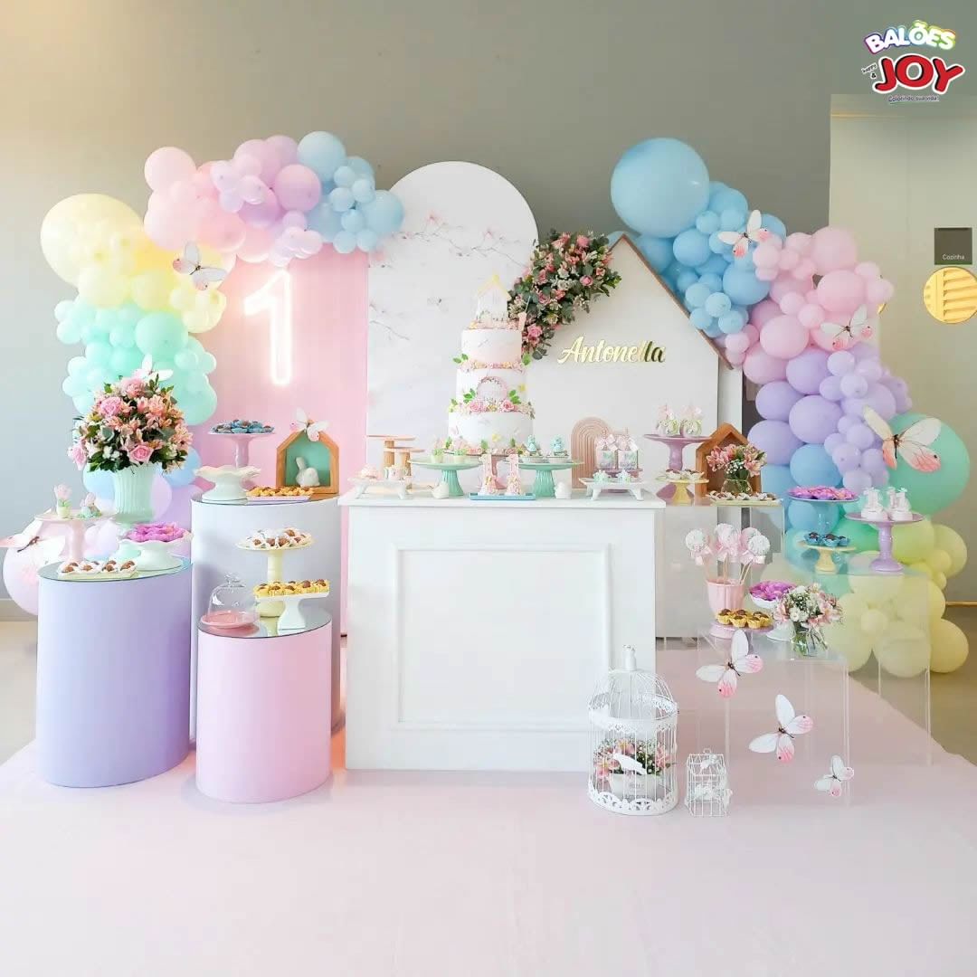 como economizar na decoração de aniversário de 1 ano feminino