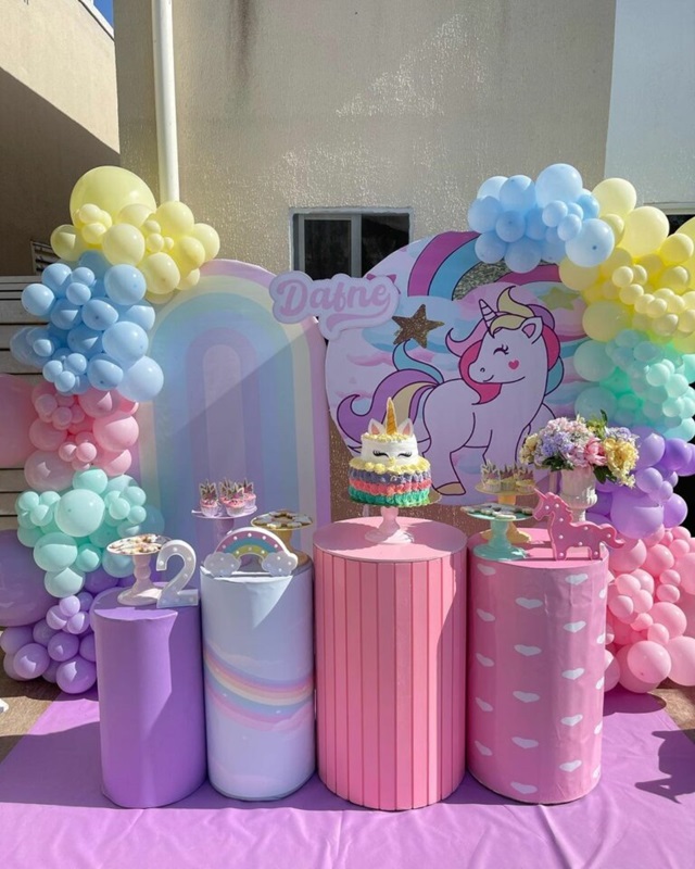 decoração jardim encantado 1 ano menina em casa
