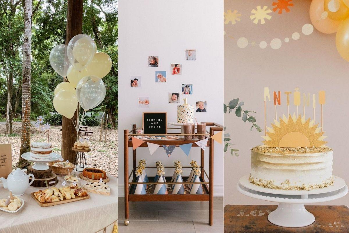 decoração de aniversário de 1 ano feminino simples
