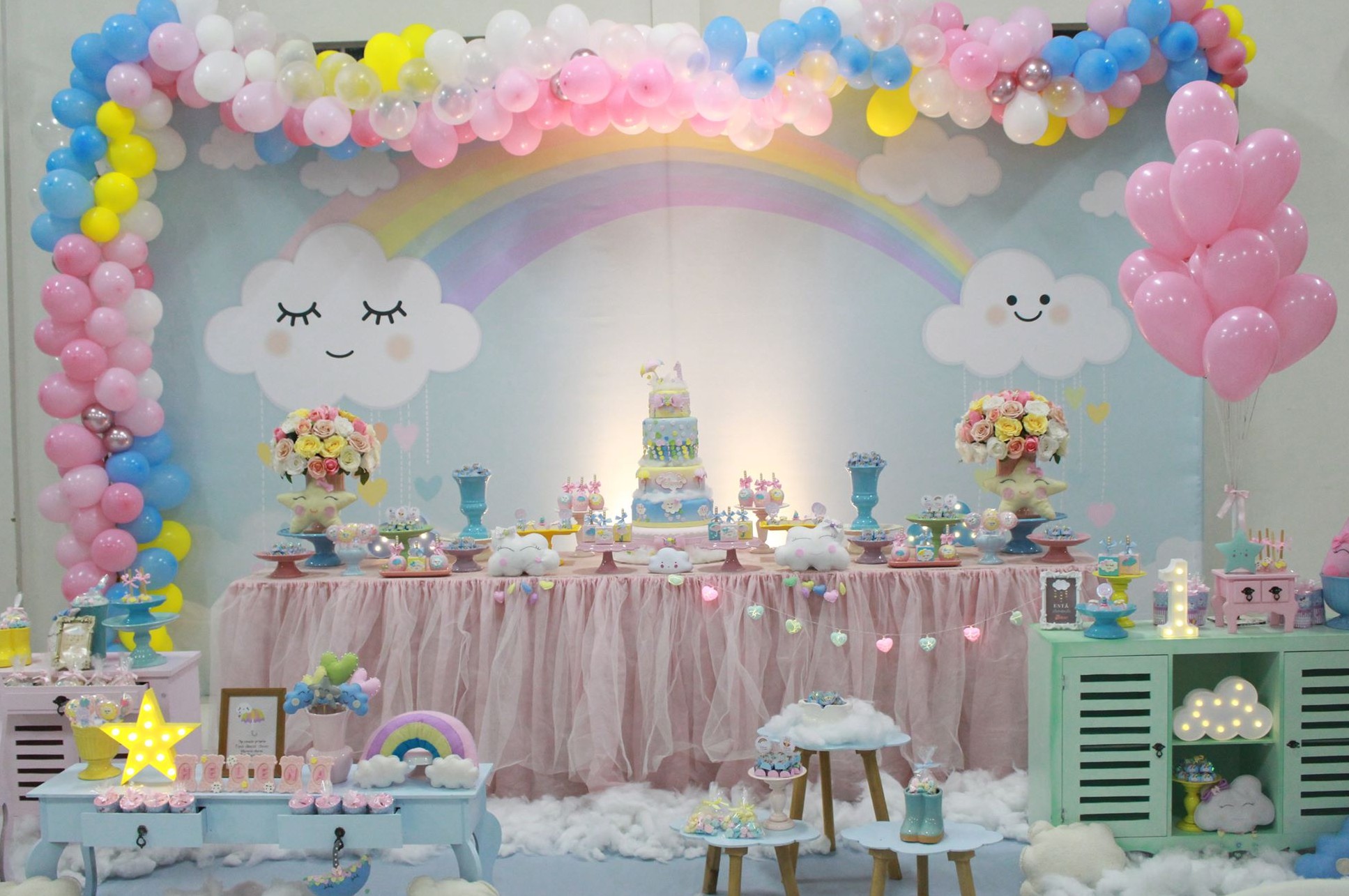 erros comuns na decoração de festa de 1 ano menina