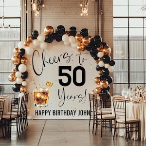 decoração aniversário 50 anos simples