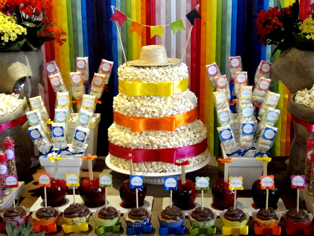 elementos de decoração junina