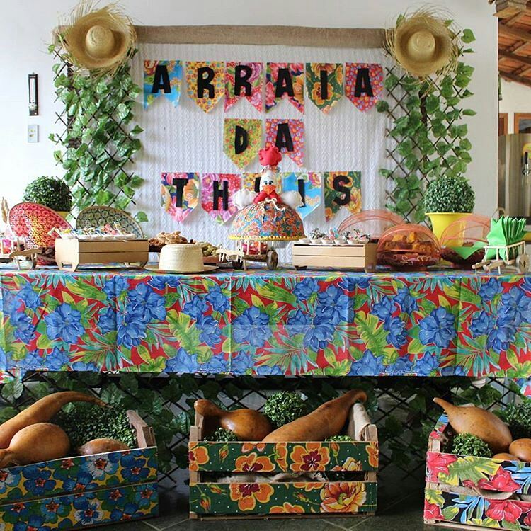 decoração de festa junina para casa