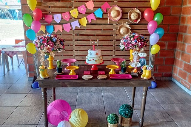 decoração de festa junina para crianças