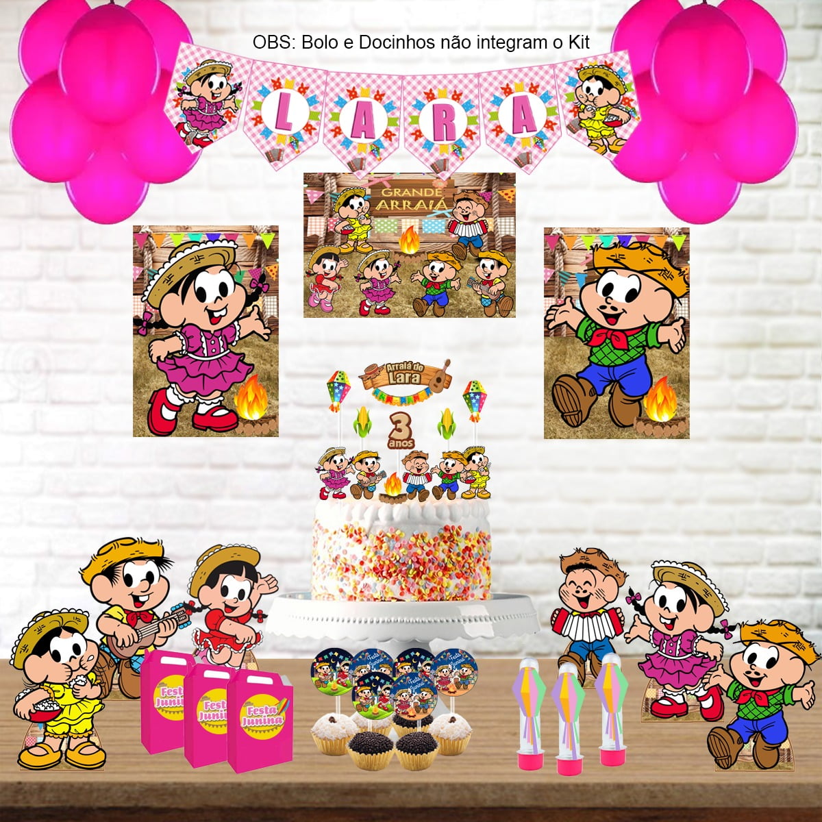 elementos de decoração junina