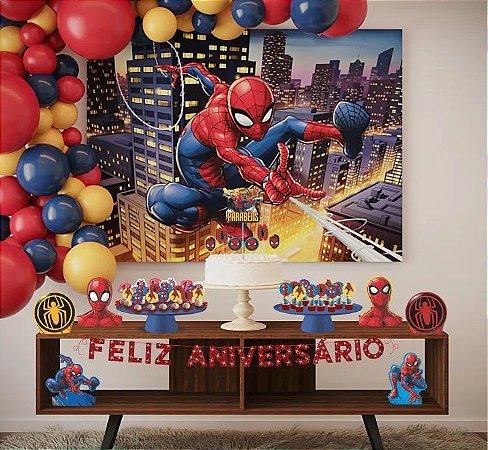 como fazer teia de aranha decorativa para festa do homem aranha