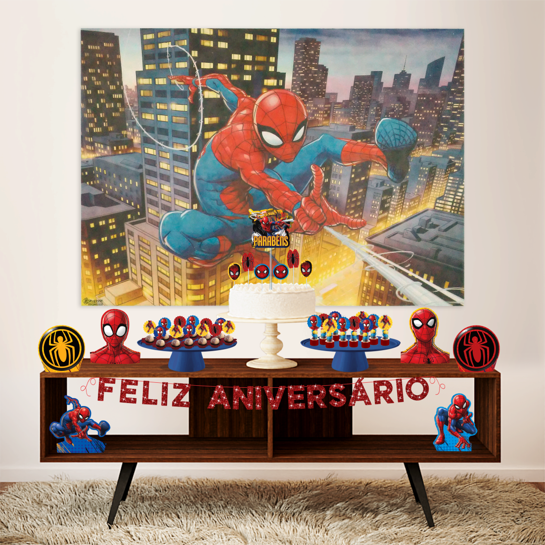 erros comuns ao decorar festa do homem aranha