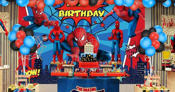 quanto custa uma decoração completa de festa do homem aranha