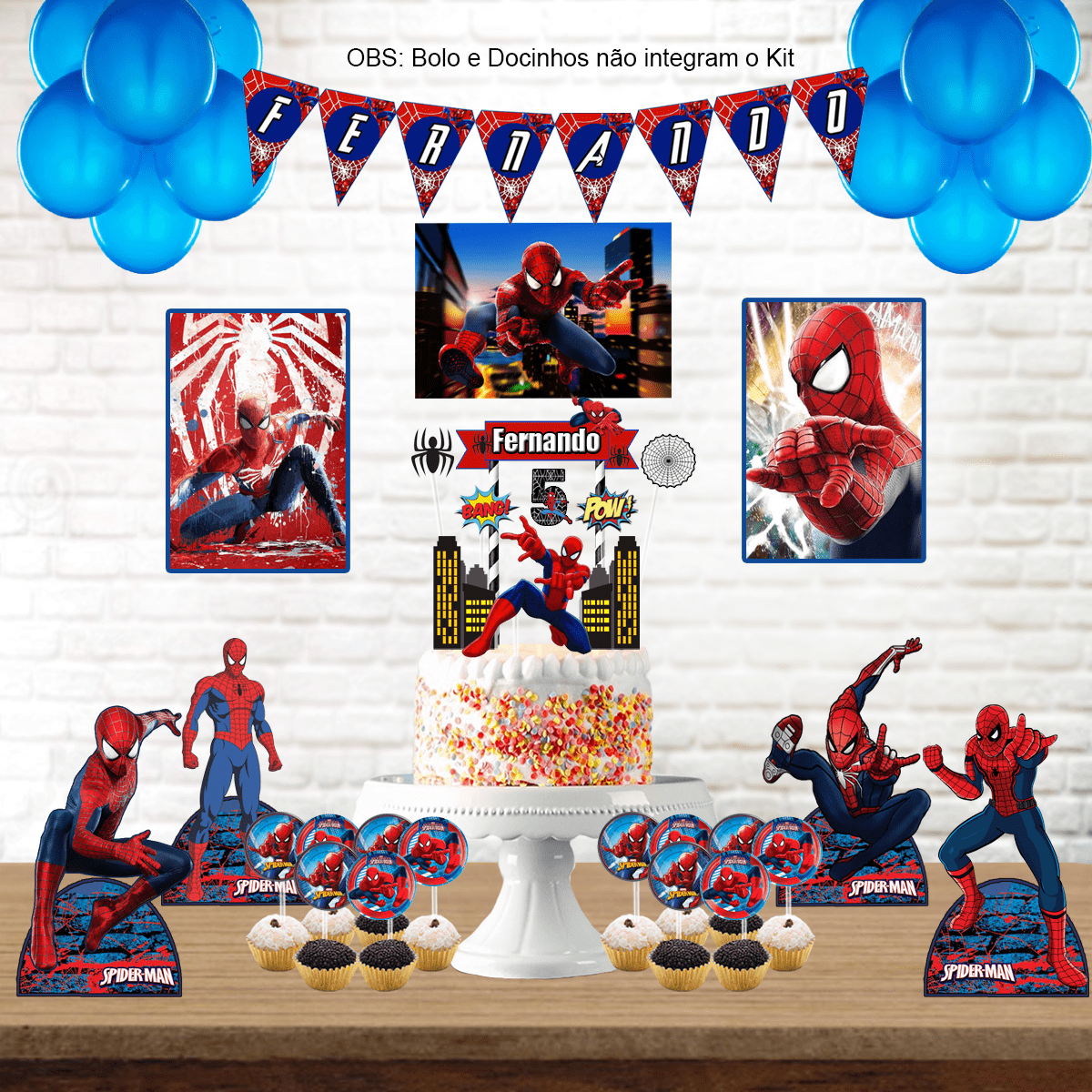 ideias de decoração de festa do homem aranha simples e barata