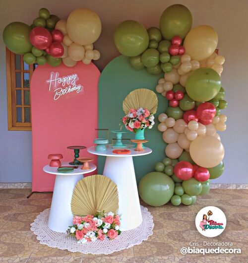 decoração de aniversário feminino simples e romântica
