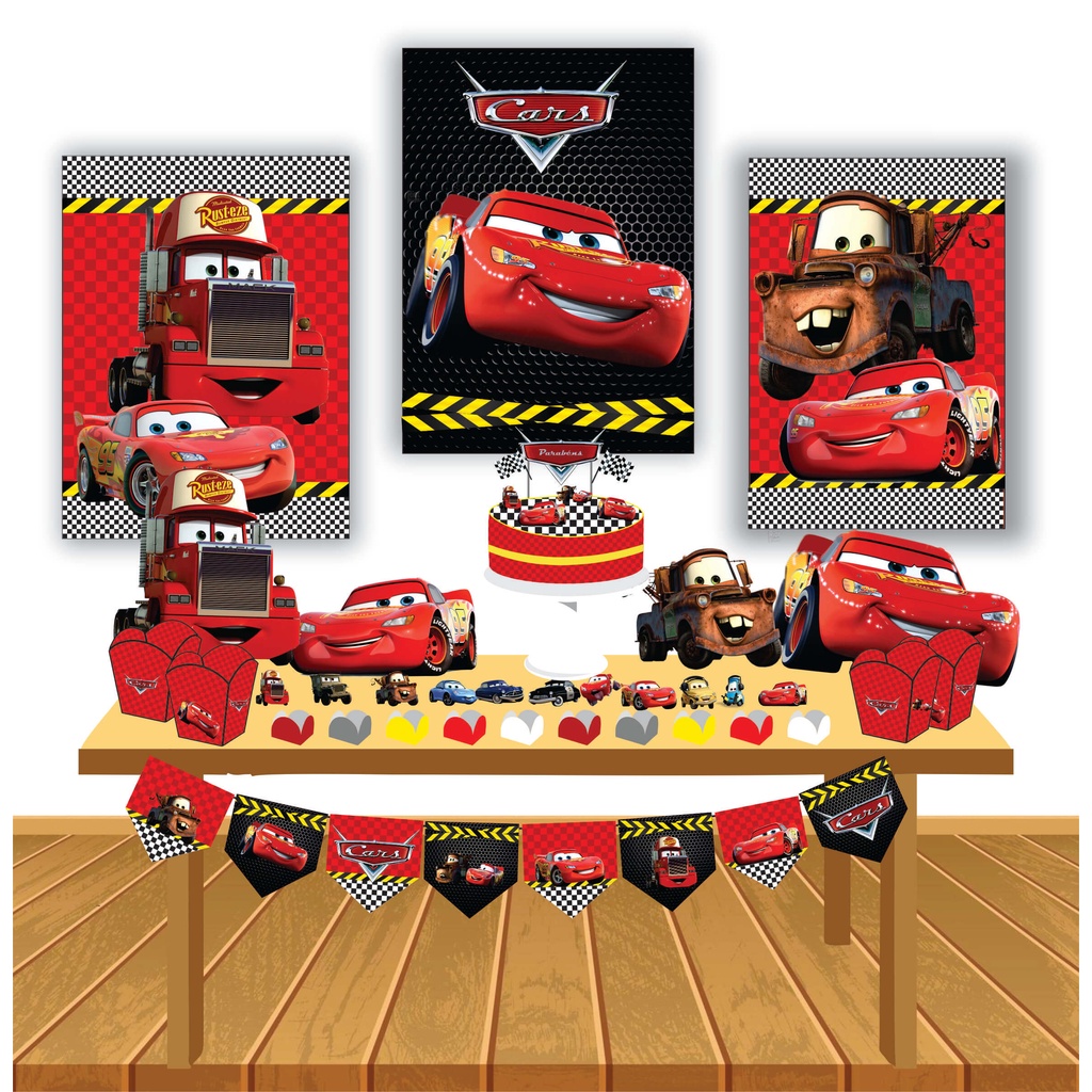 painel relâmpago mcqueen aniversário