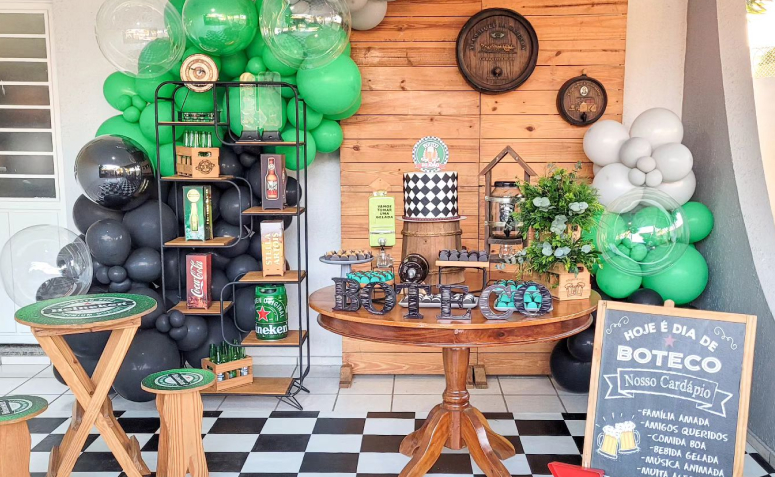 decoração de aniversario simples para homem