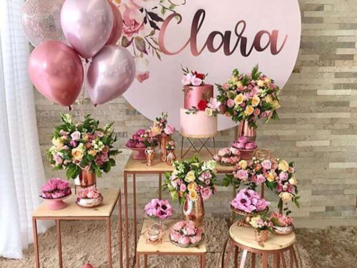 quanto custa uma decoração de aniversário verde e dourado simples