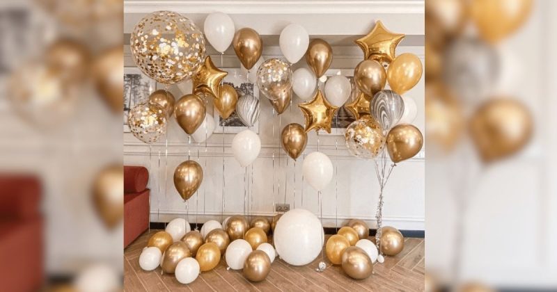 decoração mesa ano novo barata e elegante