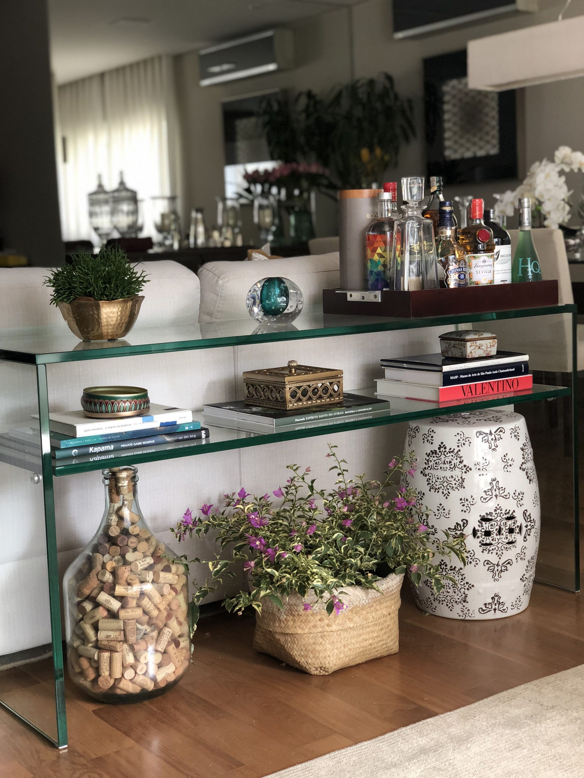 decoração de aparador buffet