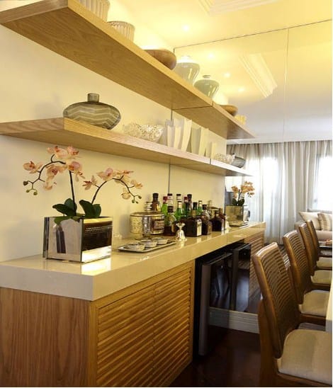 decoração de aparador buffet