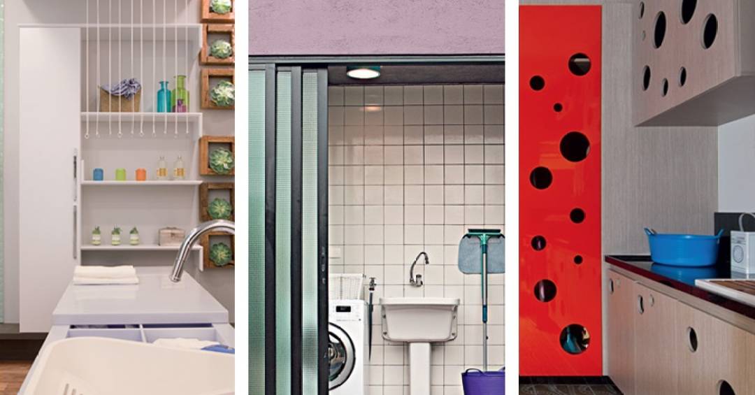 tendências de decoração para área de serviço 2025