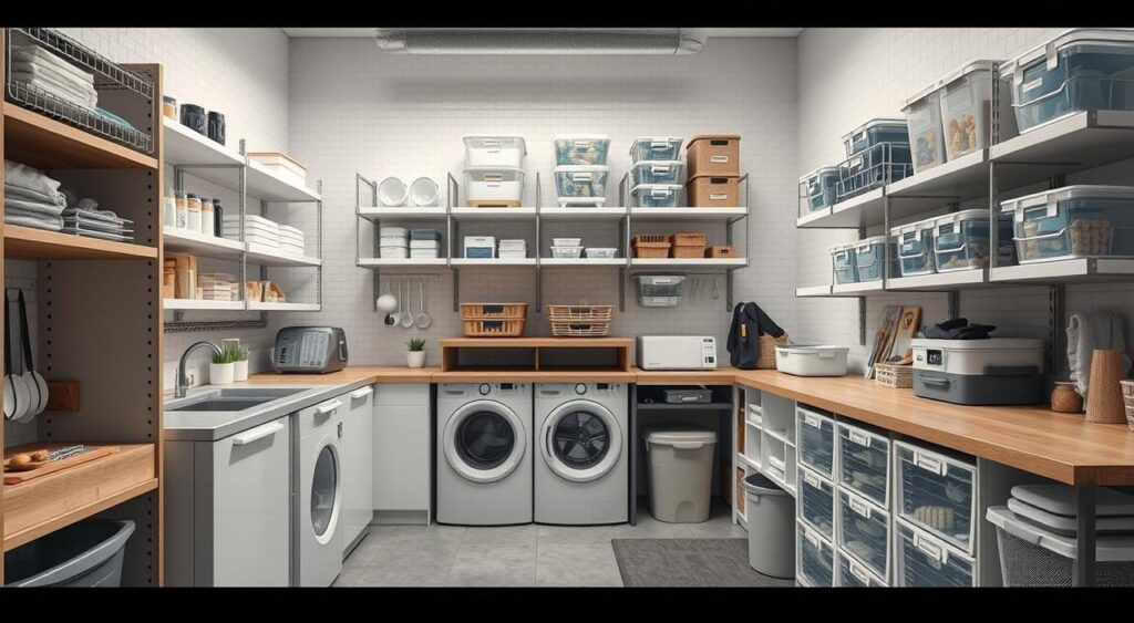 ideias de organização para lavanderia