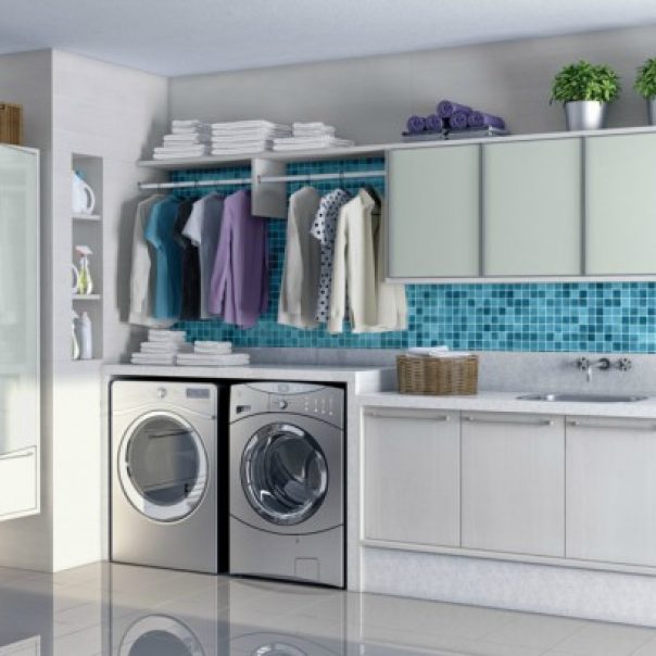 ideias de organização para lavanderia