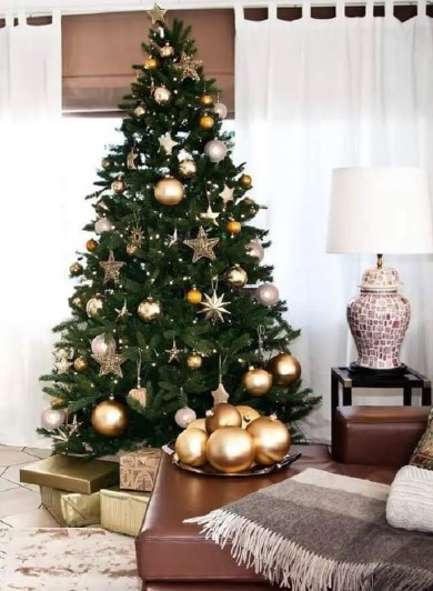 decoração de árvore de natal para 2025