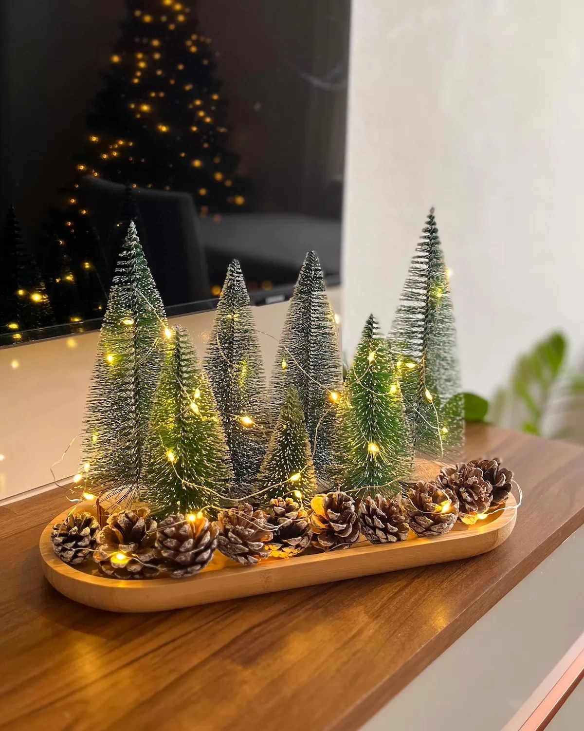 arvore de natal tradicional vs moderna