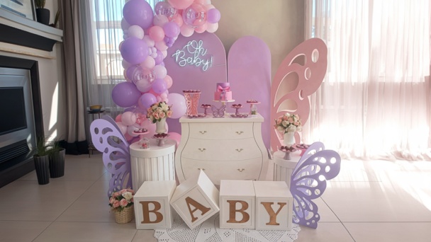 ideias criativas decoração cha de bebe menina